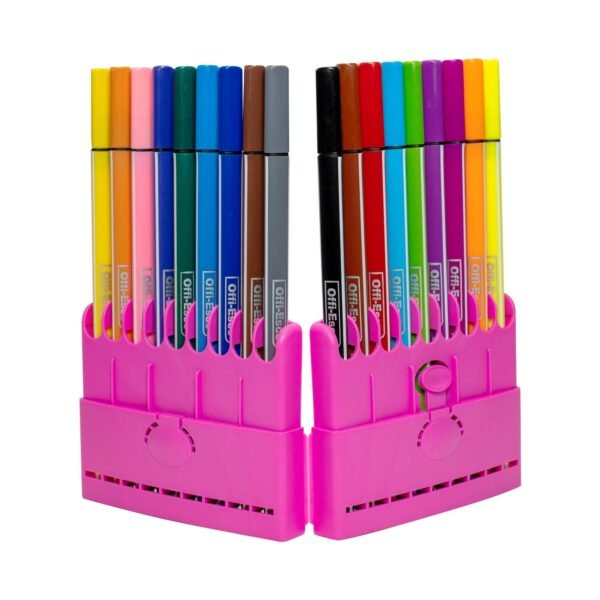 Plumones Offi-Esco estuche X 18