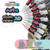 Corrector 3D Lápiz artístico pastel Offi-Esco X 8