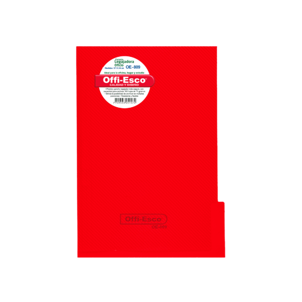 Carpeta legajadora oficio Offi-Esco múltiples colores