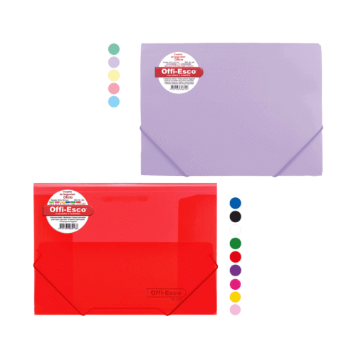 Carpeta de seguridad oficio Offi-Esco múltiples colores