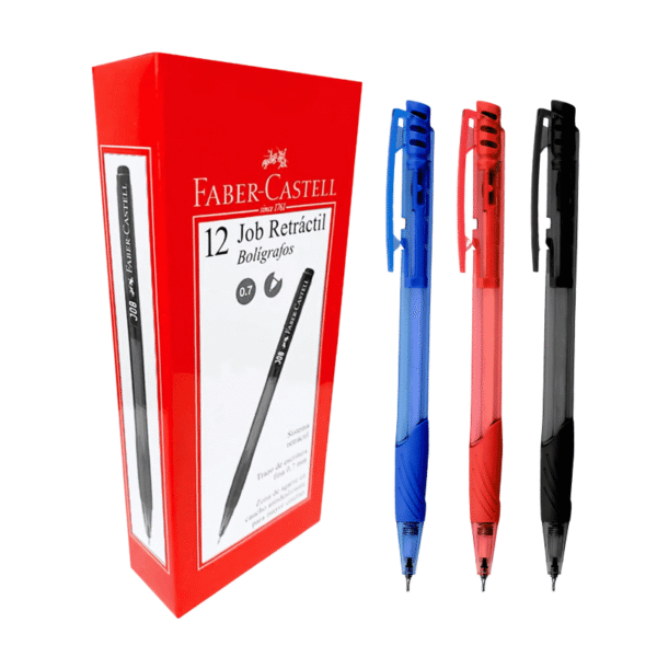 Esfero Job Retráctil Faber Castell 0.7mm