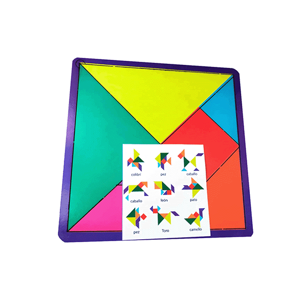 Tangram en madera